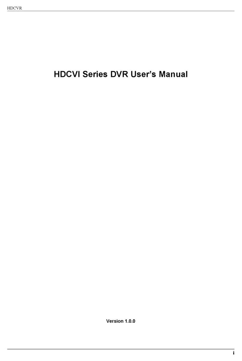 Dahua HDCVI series user manual