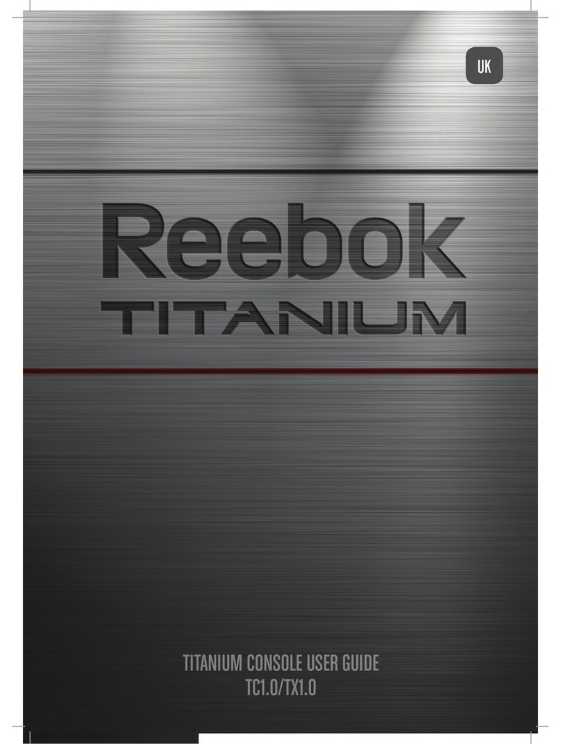 Reebok TITANIUM TC1.0 user guide