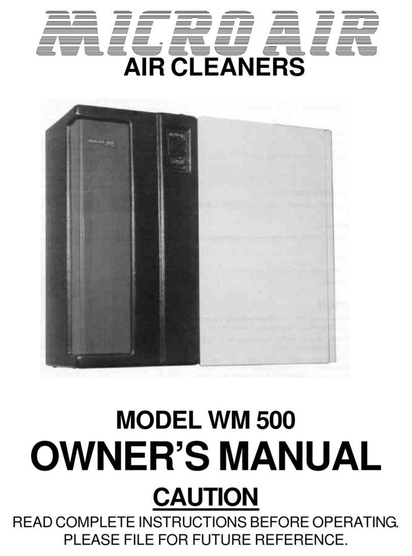 MICRO-AIR WM 500 owner's manual