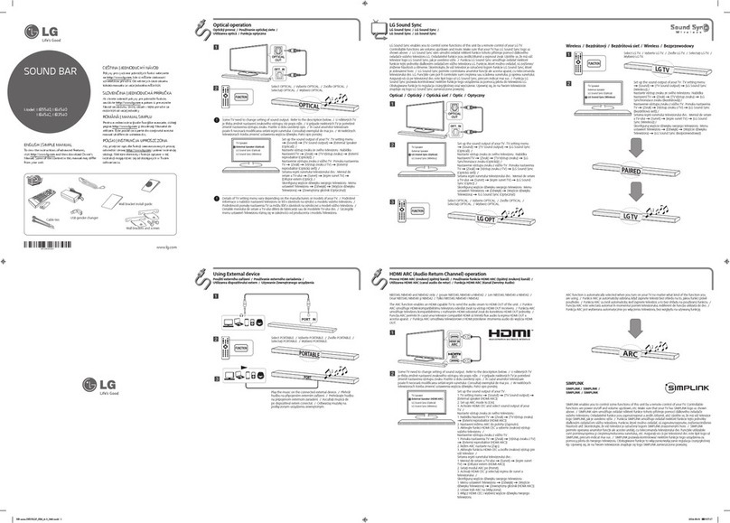 LG NB5540 Specification sheet