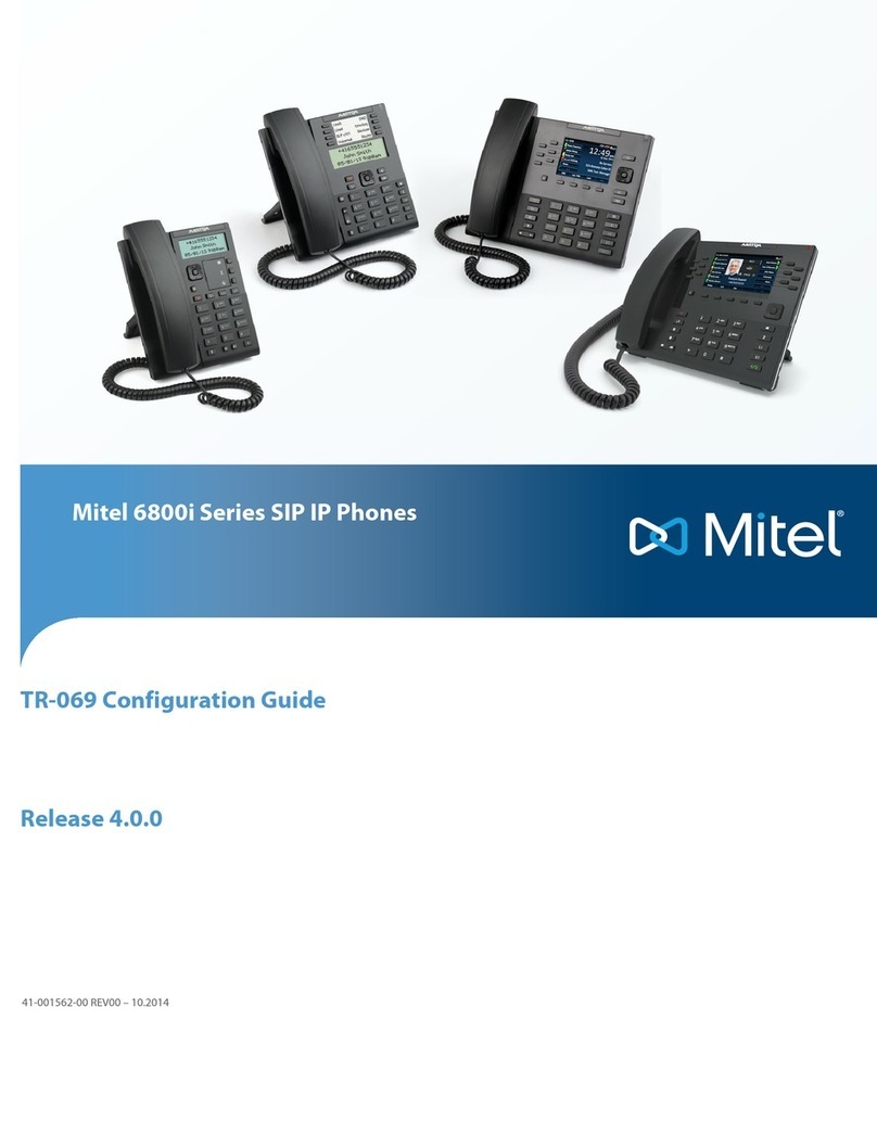 Mitel 6863i Configuration guide