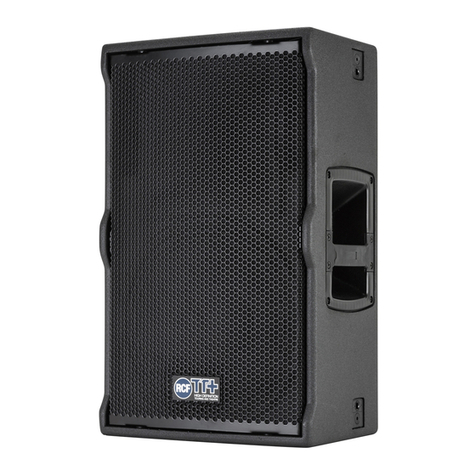 RCF TT22-A II User manual