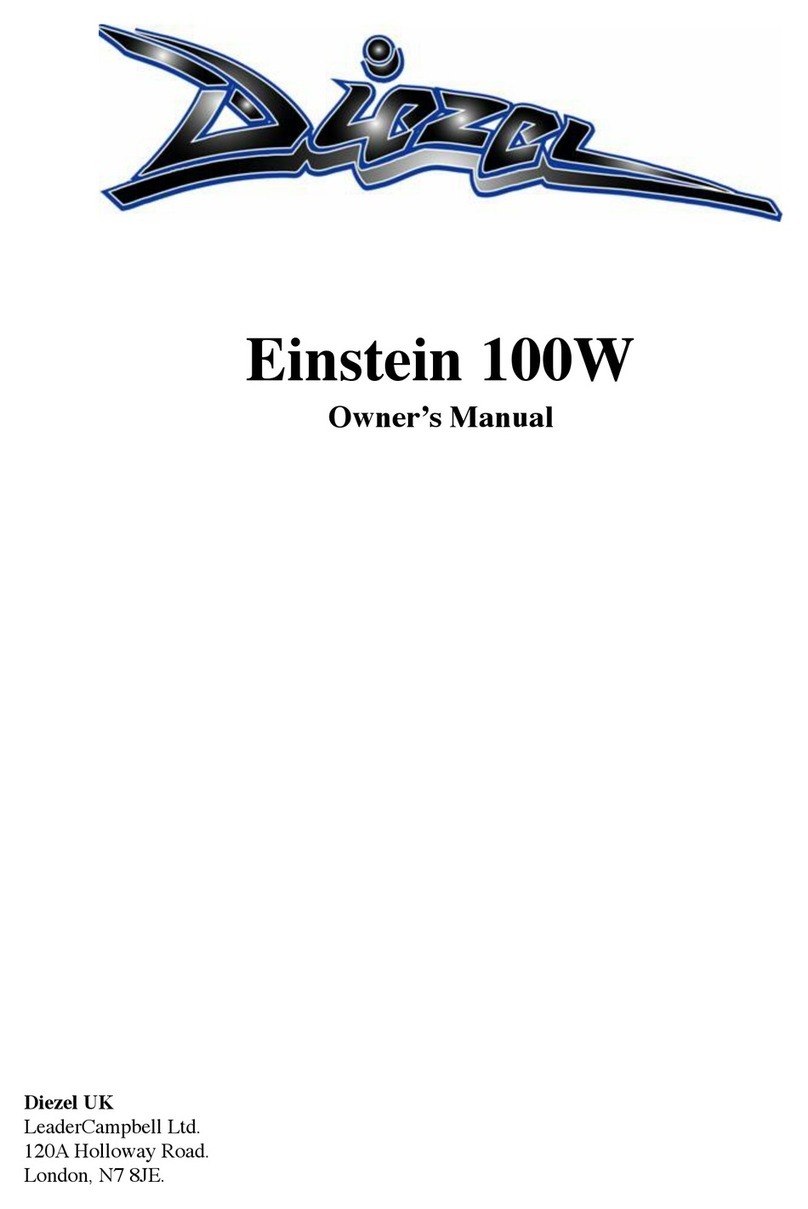 Diezel Einstein owner's manual