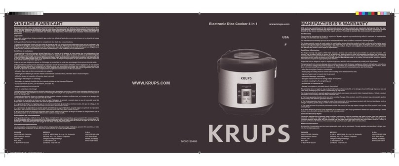 Krups RK7011 User manual