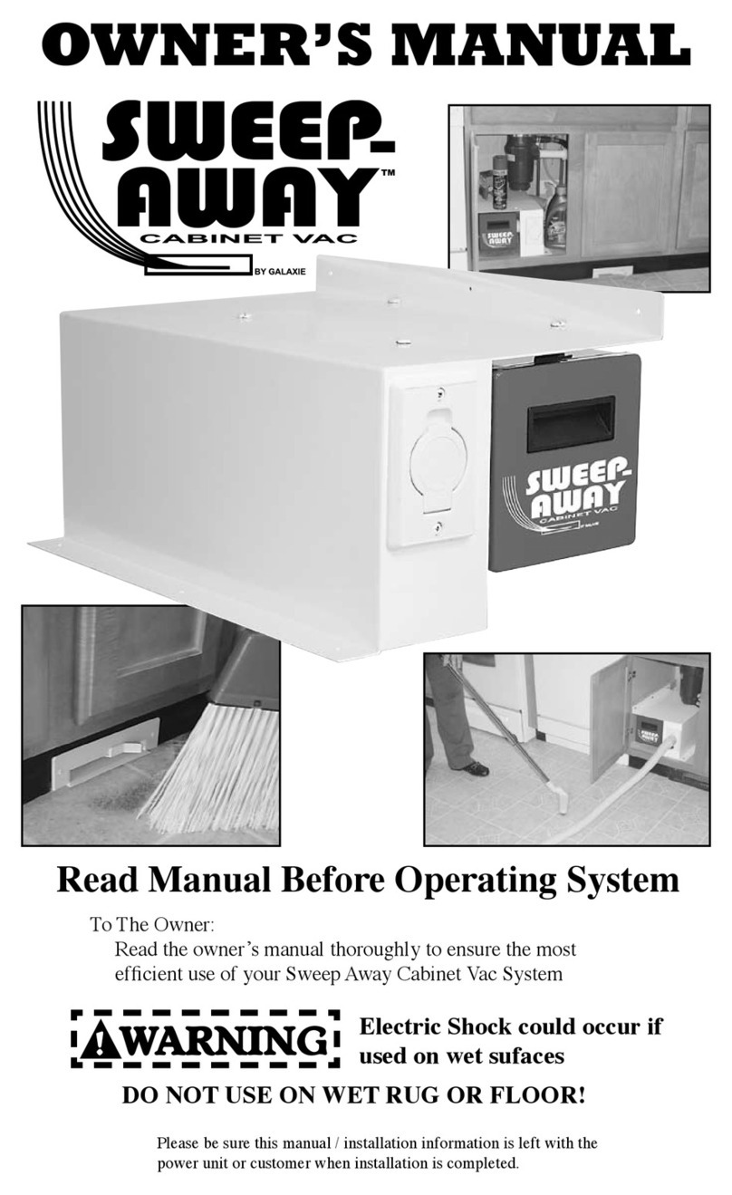 CVC SWEEP AWAY owner's manual