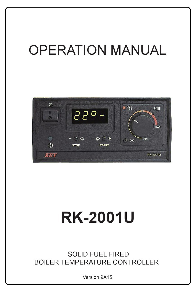 P.W. KEY RK-2001U Operation manual