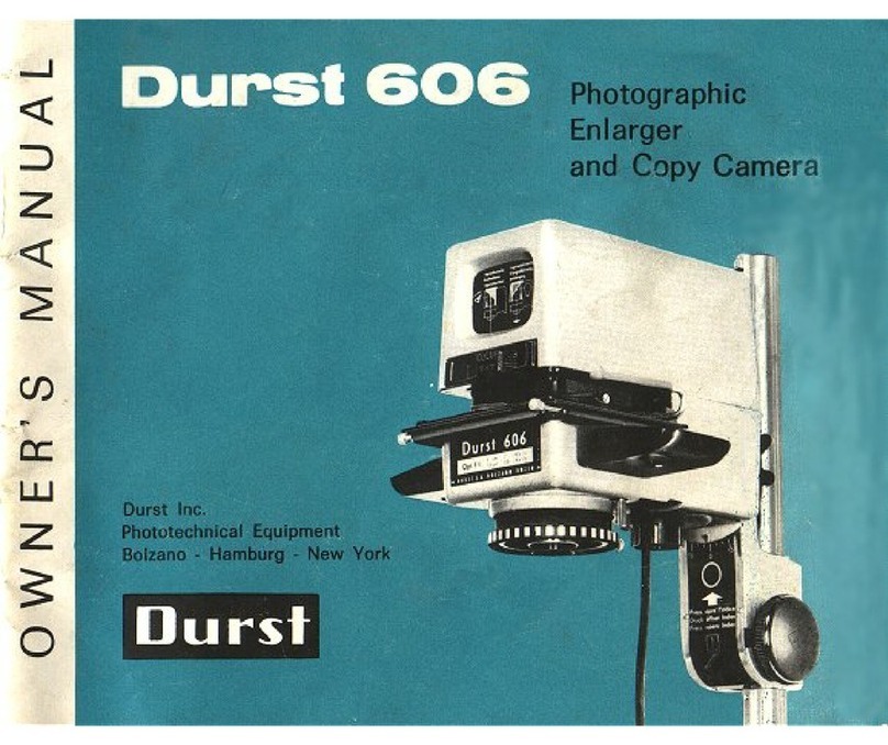 Durst 606 owner's manual