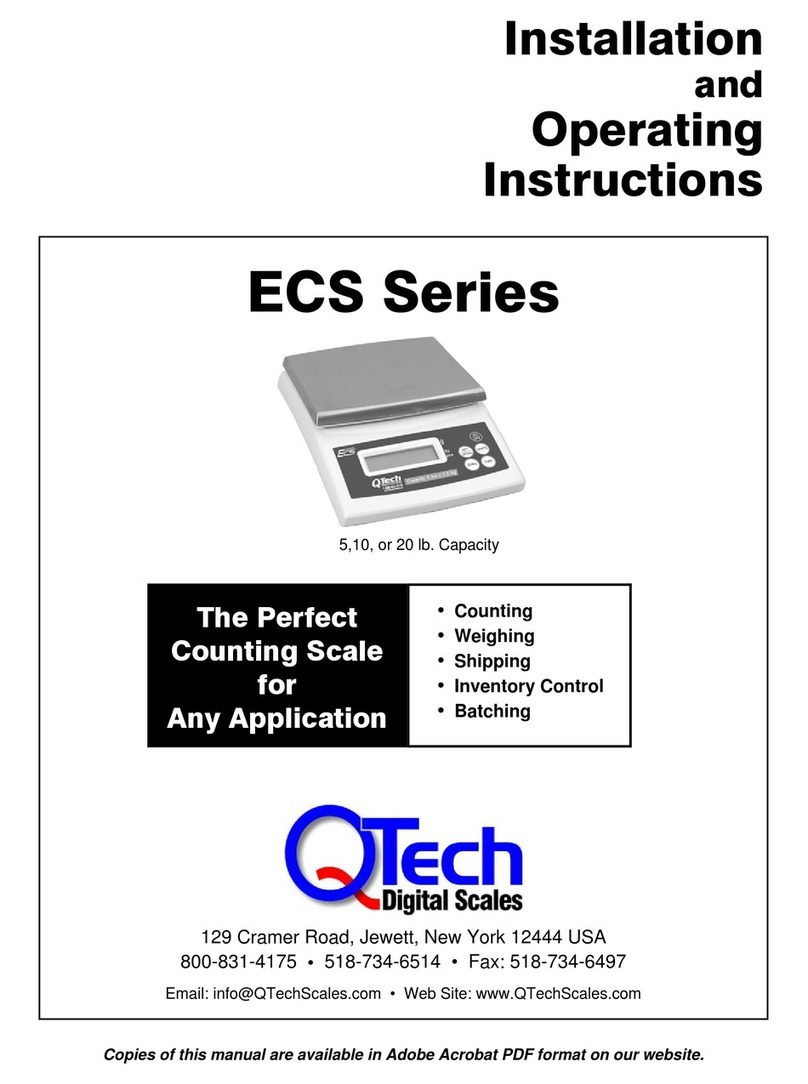 q-Tech ECS Series Installation and operating instructions