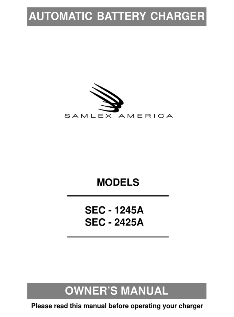 Samlexpower SEC-1245A User manual