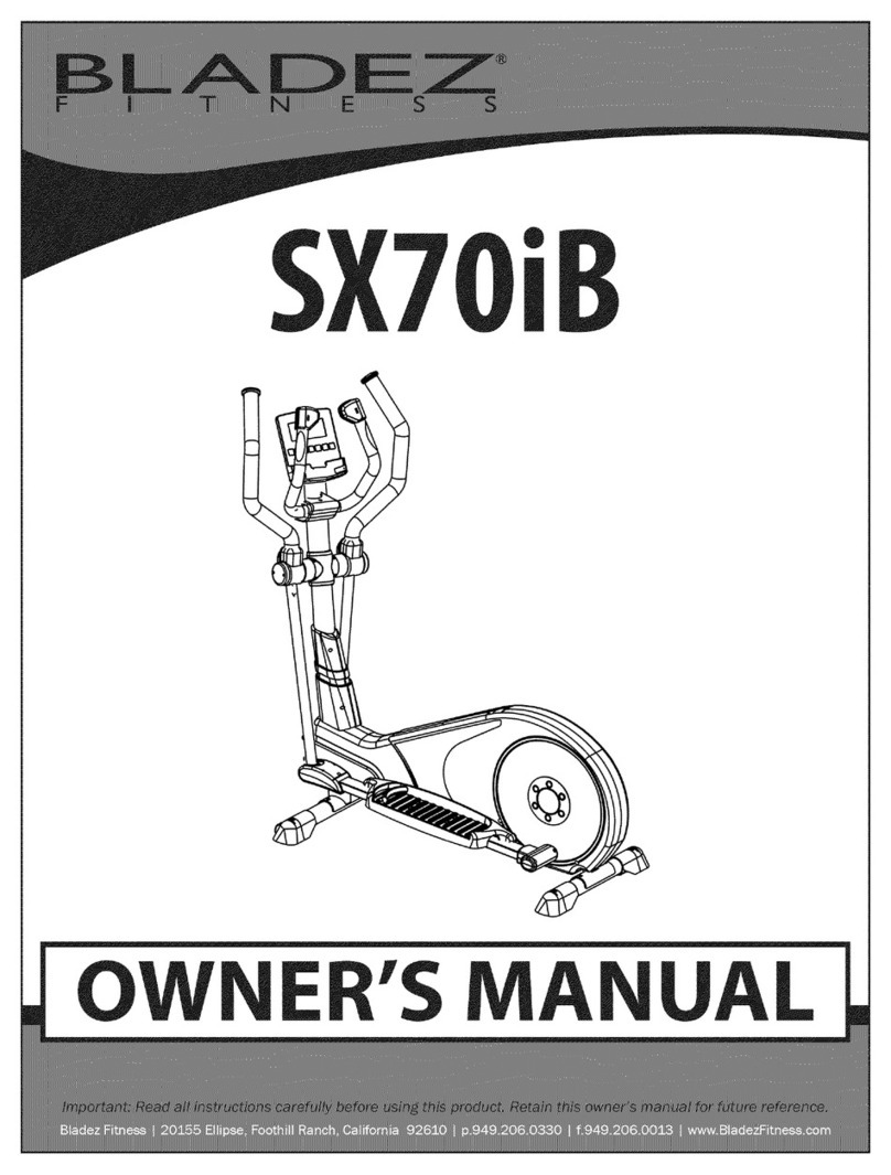 BLADEZ SX70IB owner's manual