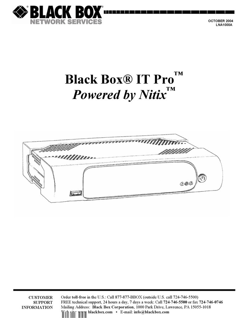 Black Box IT Pro LNA1000A User manual