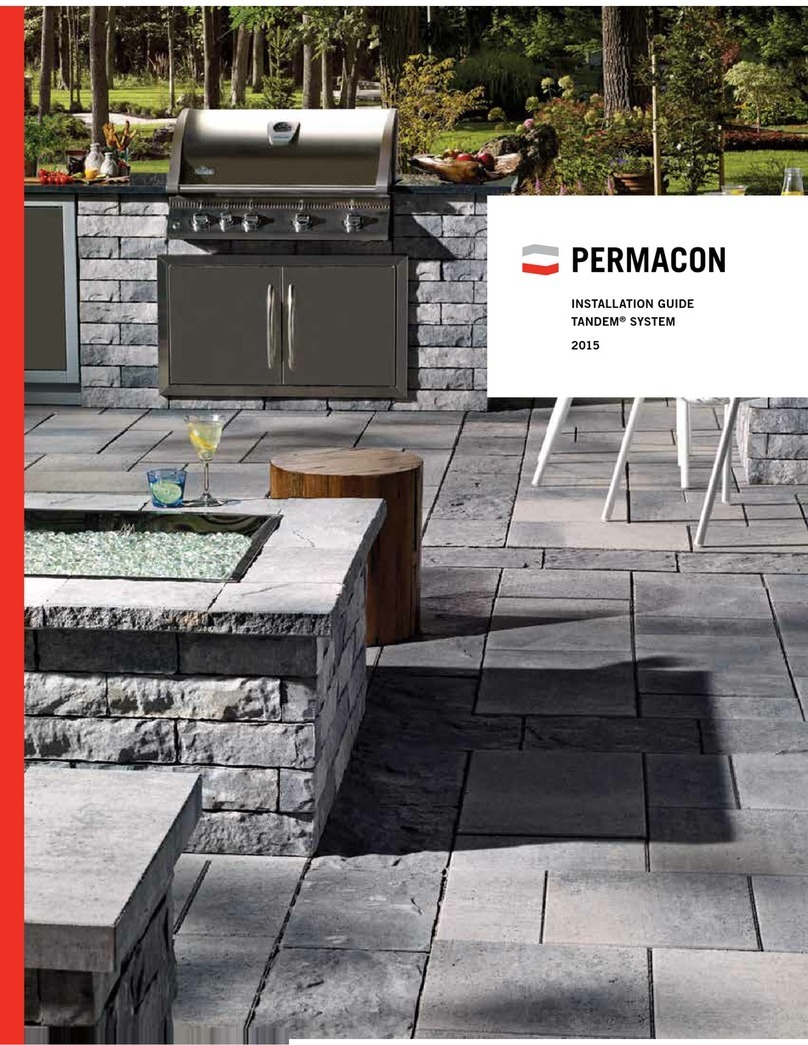 Permacon TANDEM SYSTEM 2015 installation guide