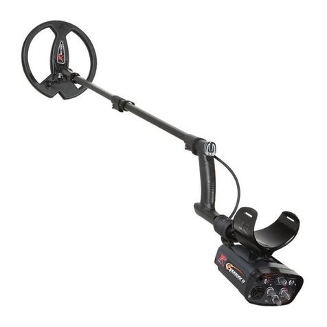XP Metal Detectors Gmaxx II User manual