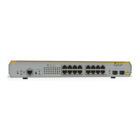 Allied Telesis AT-x210-9GT Installation manual