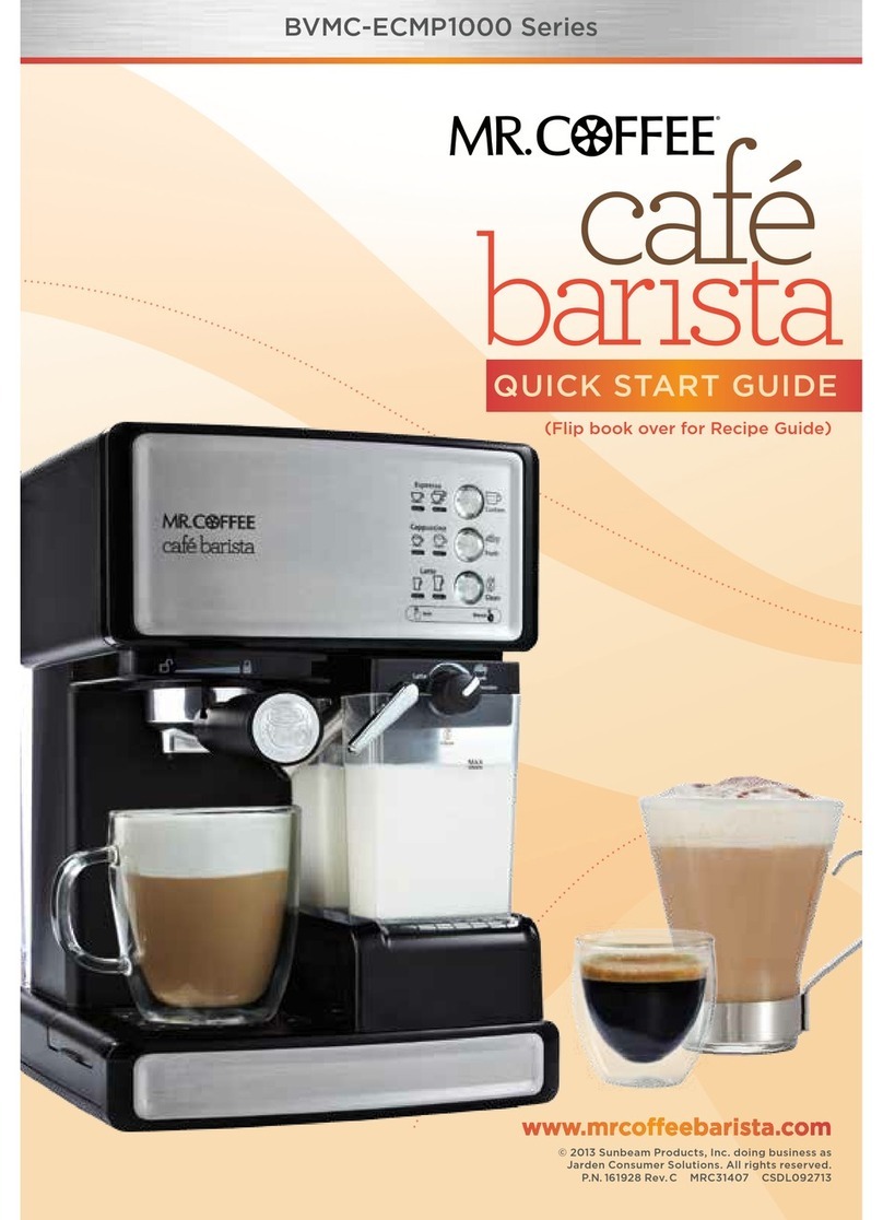 Mr. Coffee BVMC-ECMP1000 quick start guide