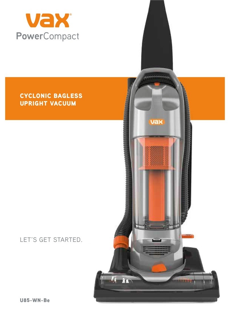 Vax U85 User manual