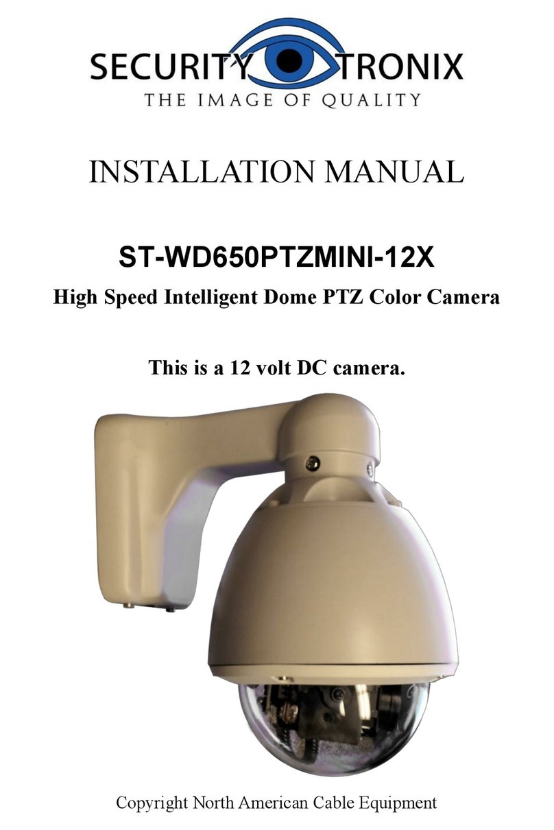Securitytronix ST-WD650PTZMINI-12X User manual
