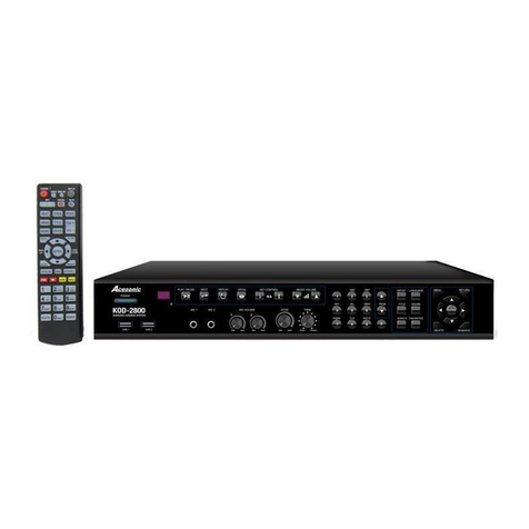 Acesonic KOD-2800 user manual