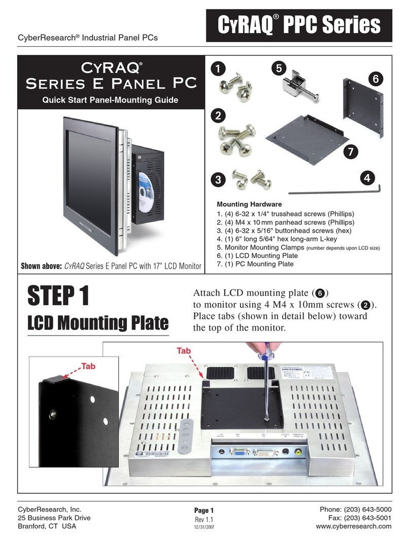 CyberResearch CyRAQ E Series User manual
