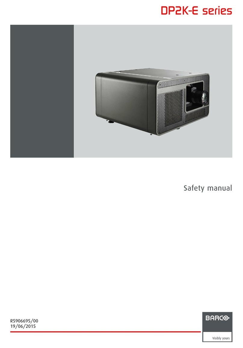 Barco DP2K-E series User guide