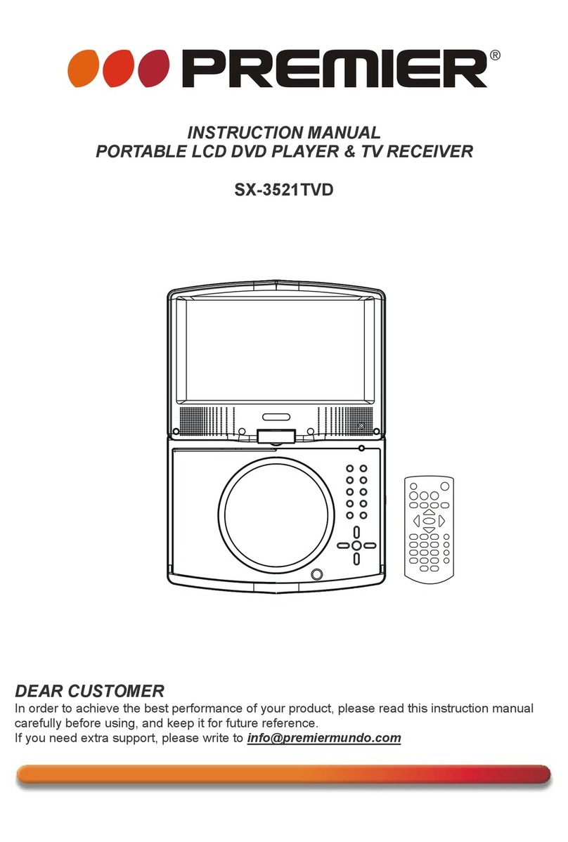 Premier SX-3521TVD instruction manual