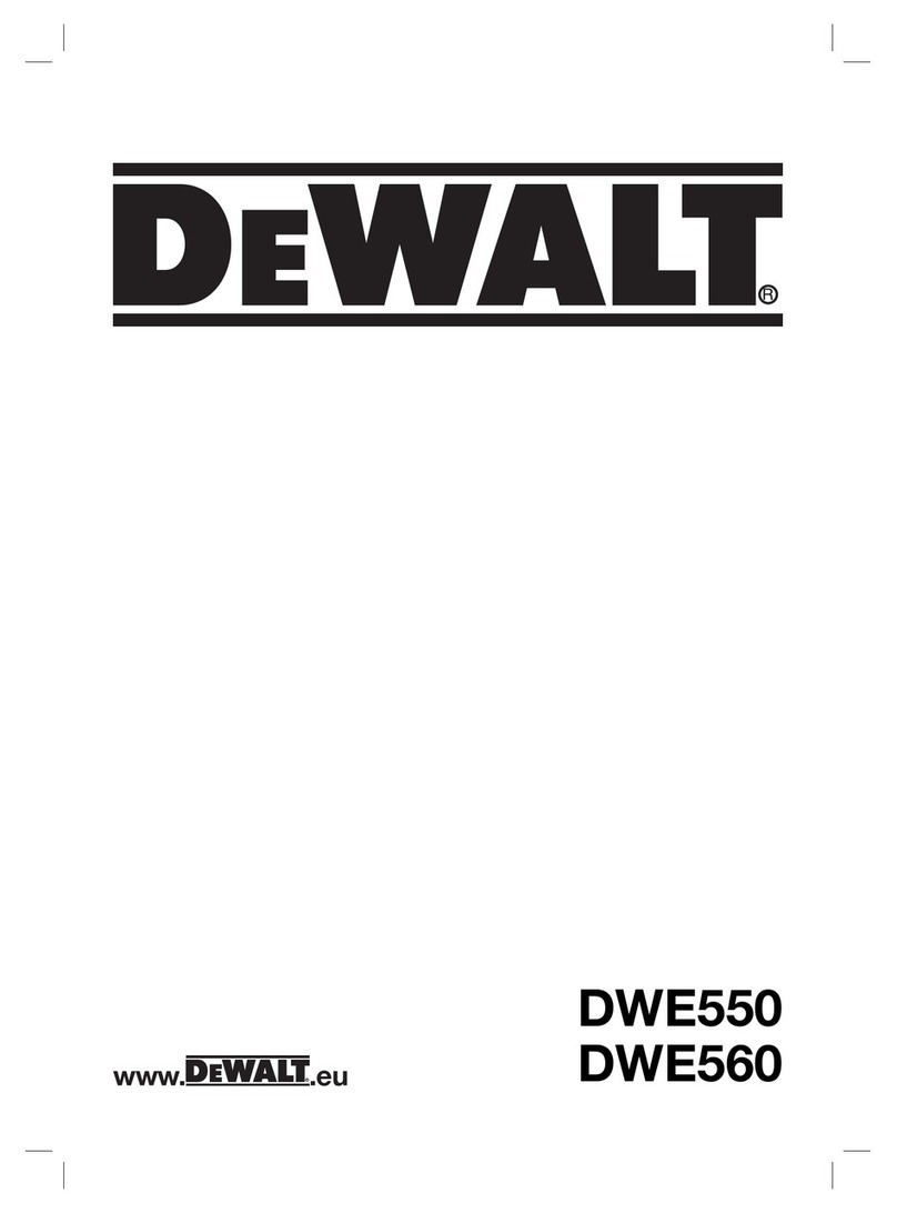 DeWalt DWE550 User manual DeWalt DWE550 User manual