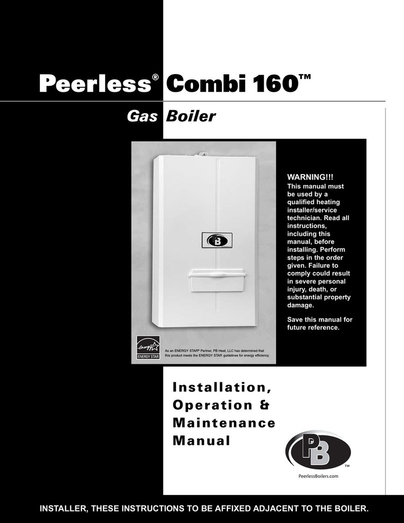 PB Heat Peerless Combi 160 user manual