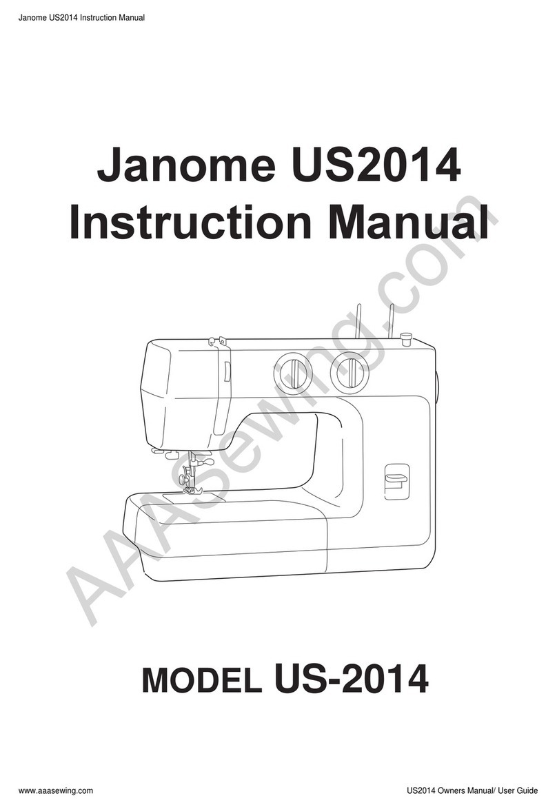 Janome US2014 instruction manual