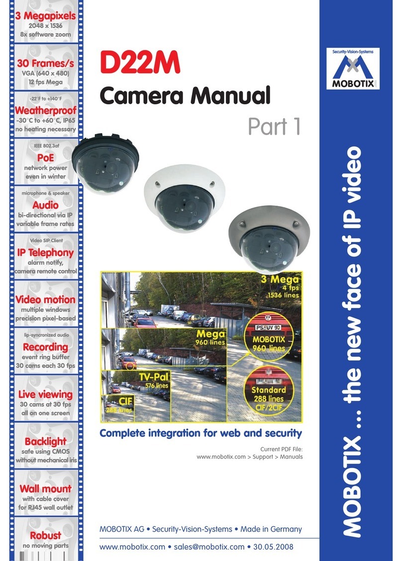 Mobotix D22M with Vandalism Set User manual