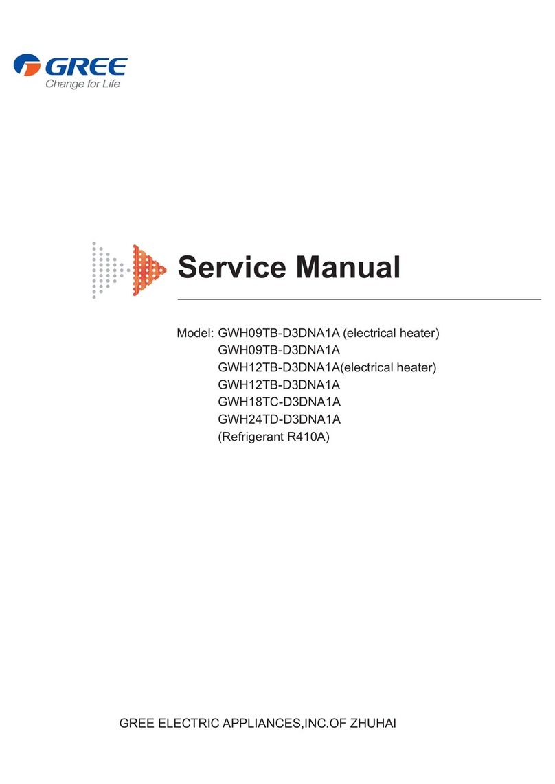 Gree Terra GWH12TB-D3DNA1A Service manual
