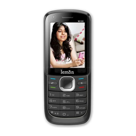 Lemon W100 User manual Lemon W100 User manual