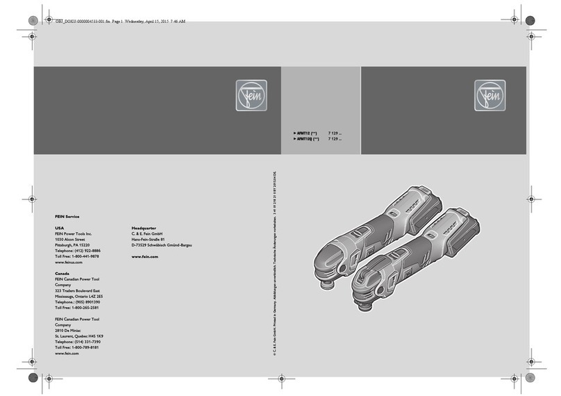 Fein AFMT12 User manual