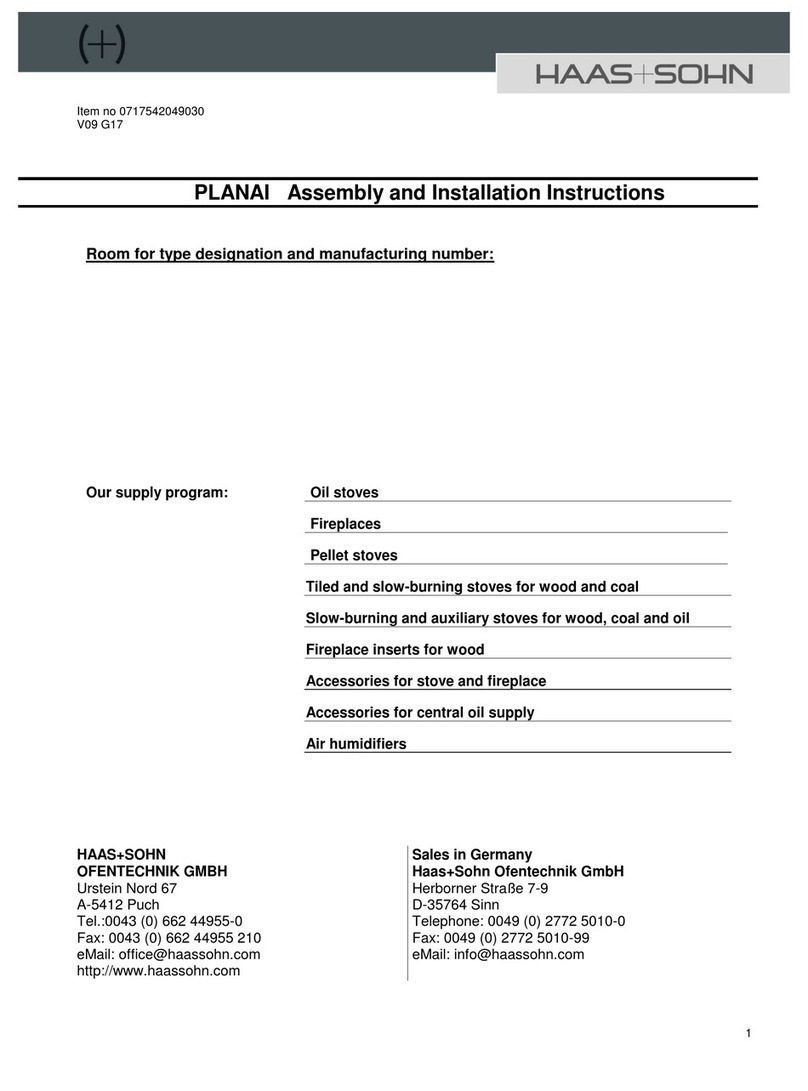 Haas+Sohn PLANAI Assembly and installation instructions