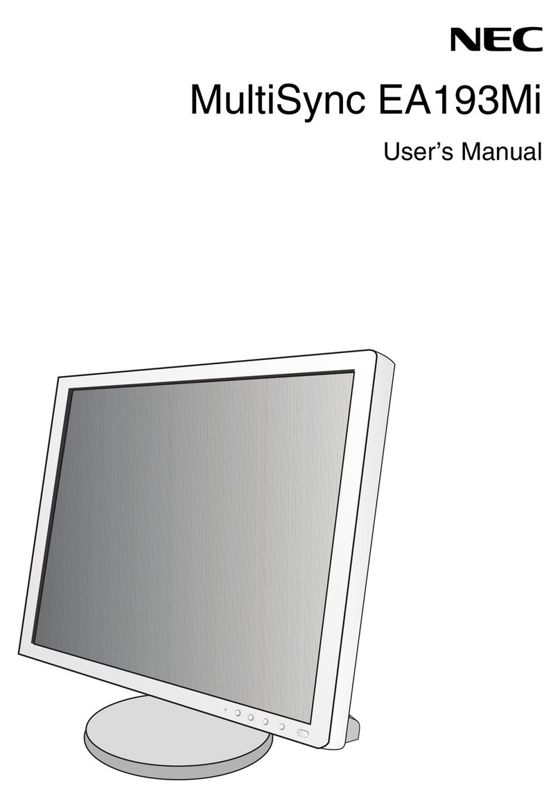 NEC MultiSync EA193Mi User manual