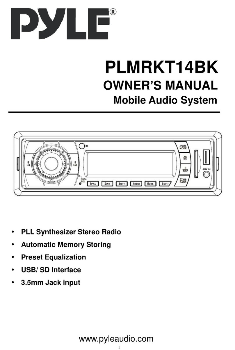 Pyle PLMRKT14BK User manual