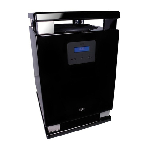 ELAC SUB 2060 D operating instructions