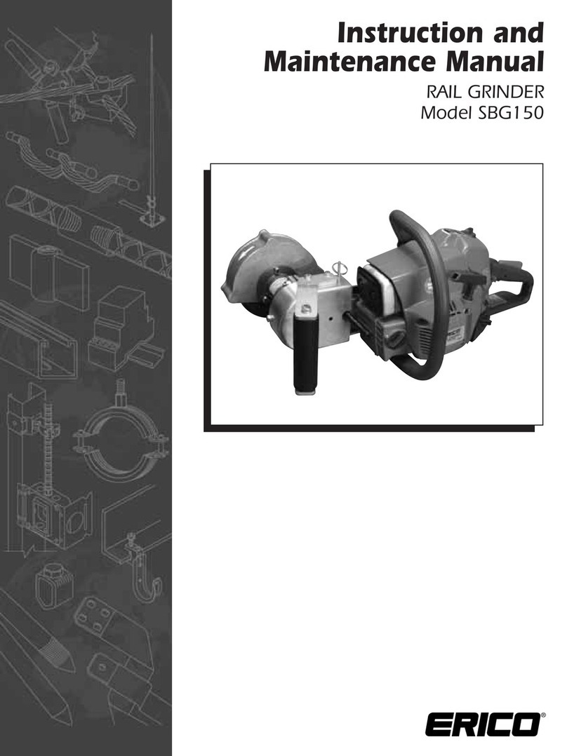 ERICO SBG150 Instruction and maintenance manual