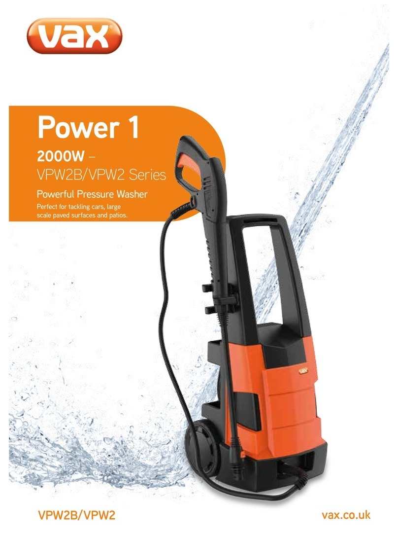 Vax VPW2B Seies manual Vax VPW2B Seies manual