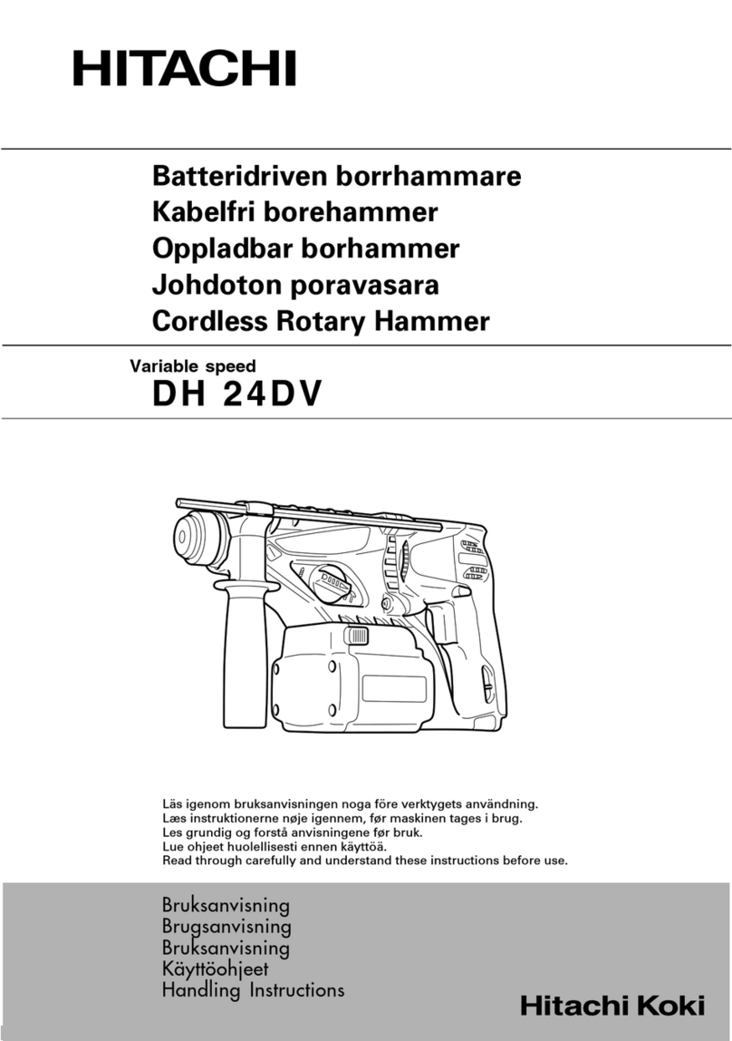Hitachi DH 24DV User manual