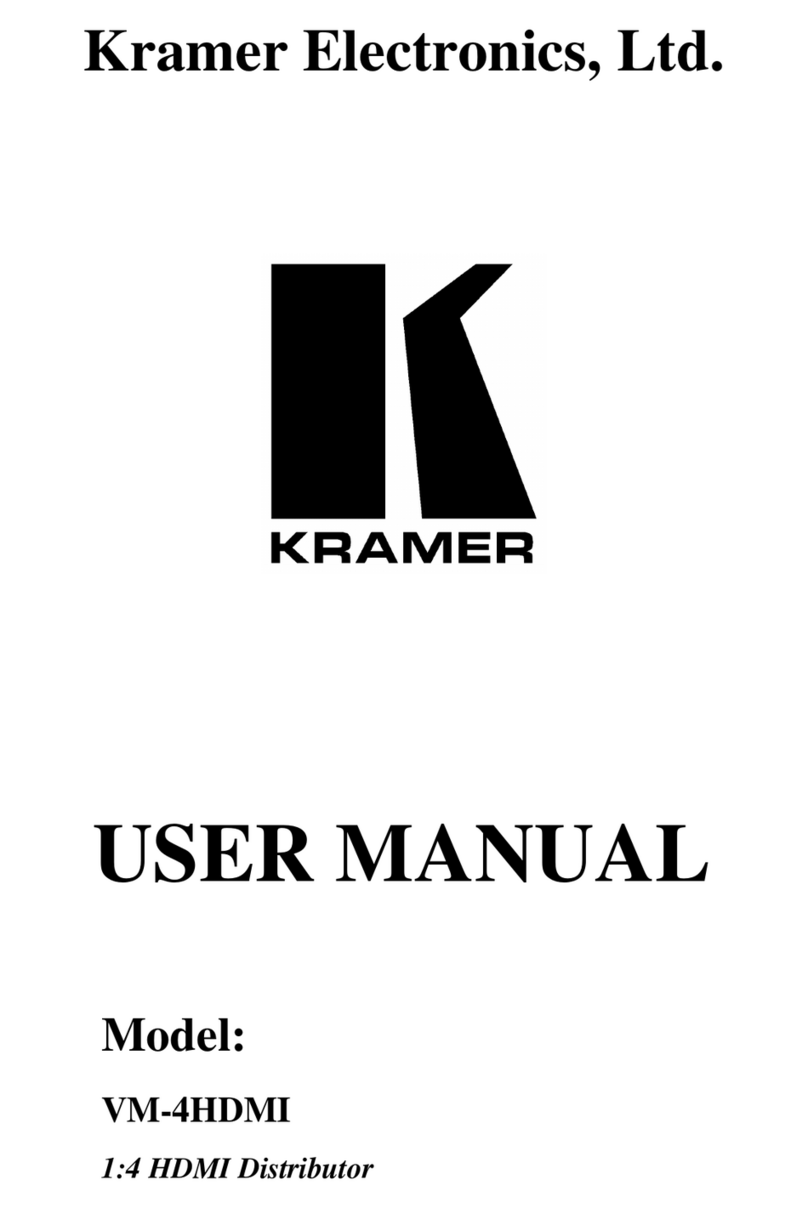 Kramer VM-4HDMI User manual
