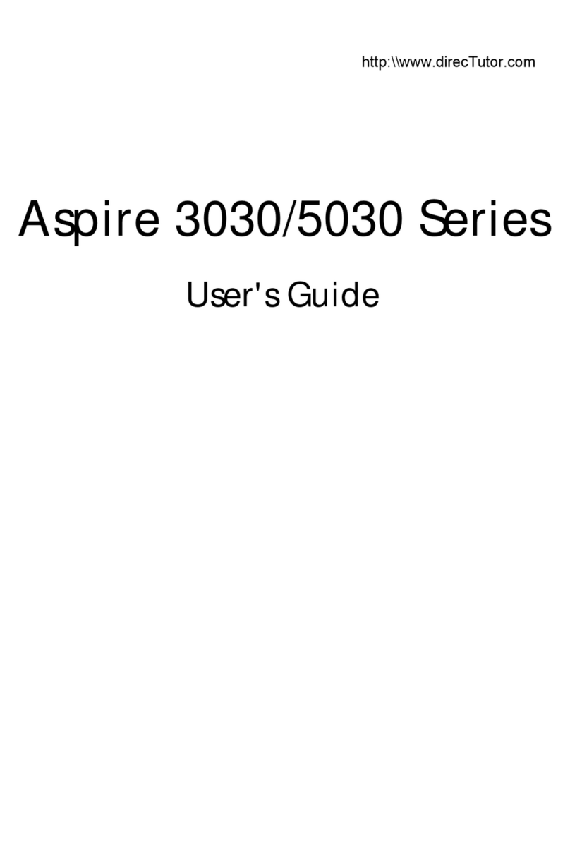 Acer Aspire 3030 Series user guide