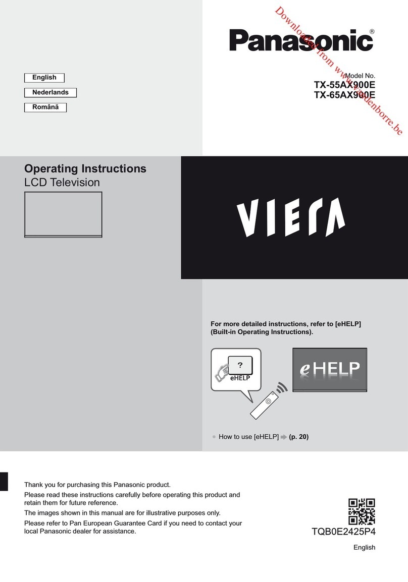 Panasonic Viera TX-55AX900E User manual