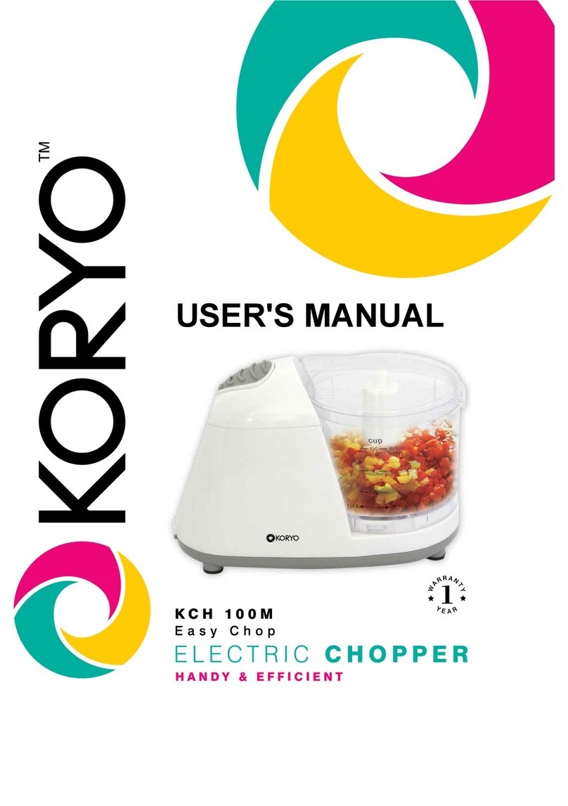 Koryo KCH 100M user manual
