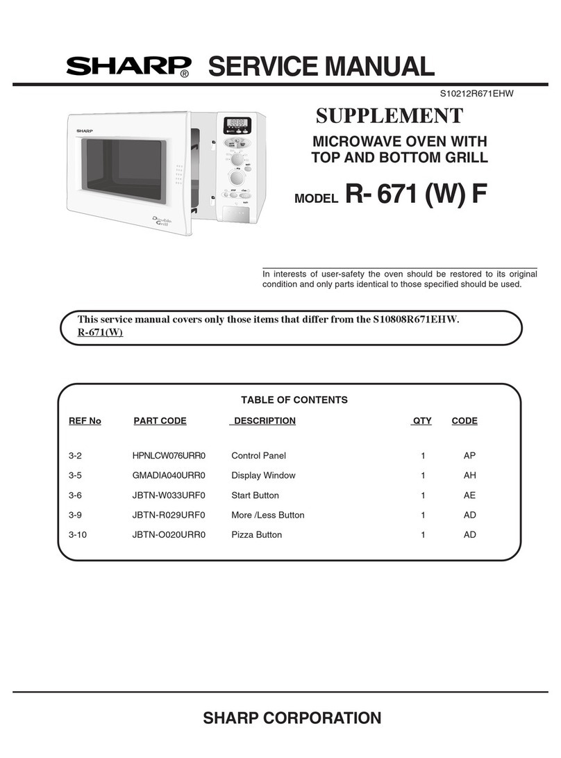 Sharp R-671(B) User manual Sharp R-671(B) User manual