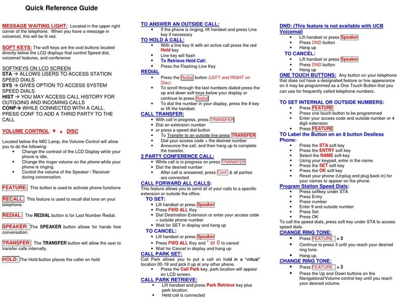 Loffler SV Quick reference guide