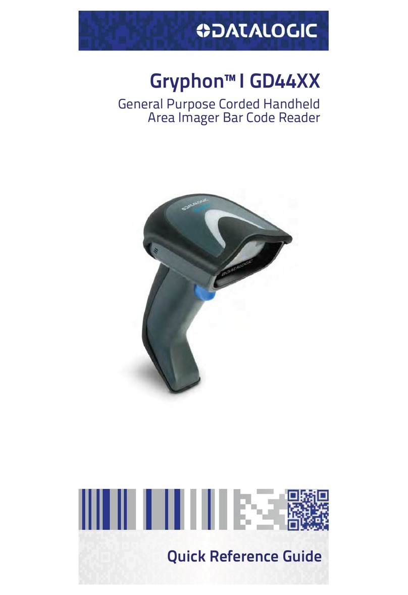 Datalogic Gryphon I GD44XX Quick reference guide