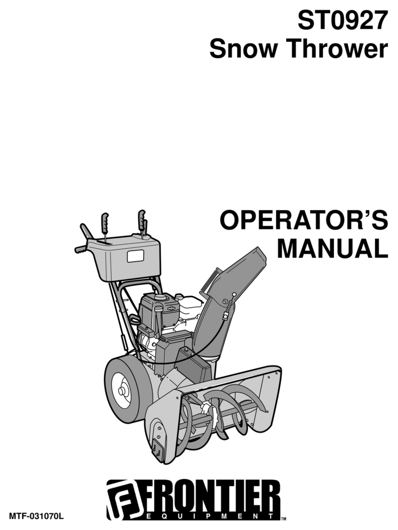 Frontier ST0927 Operator's manual