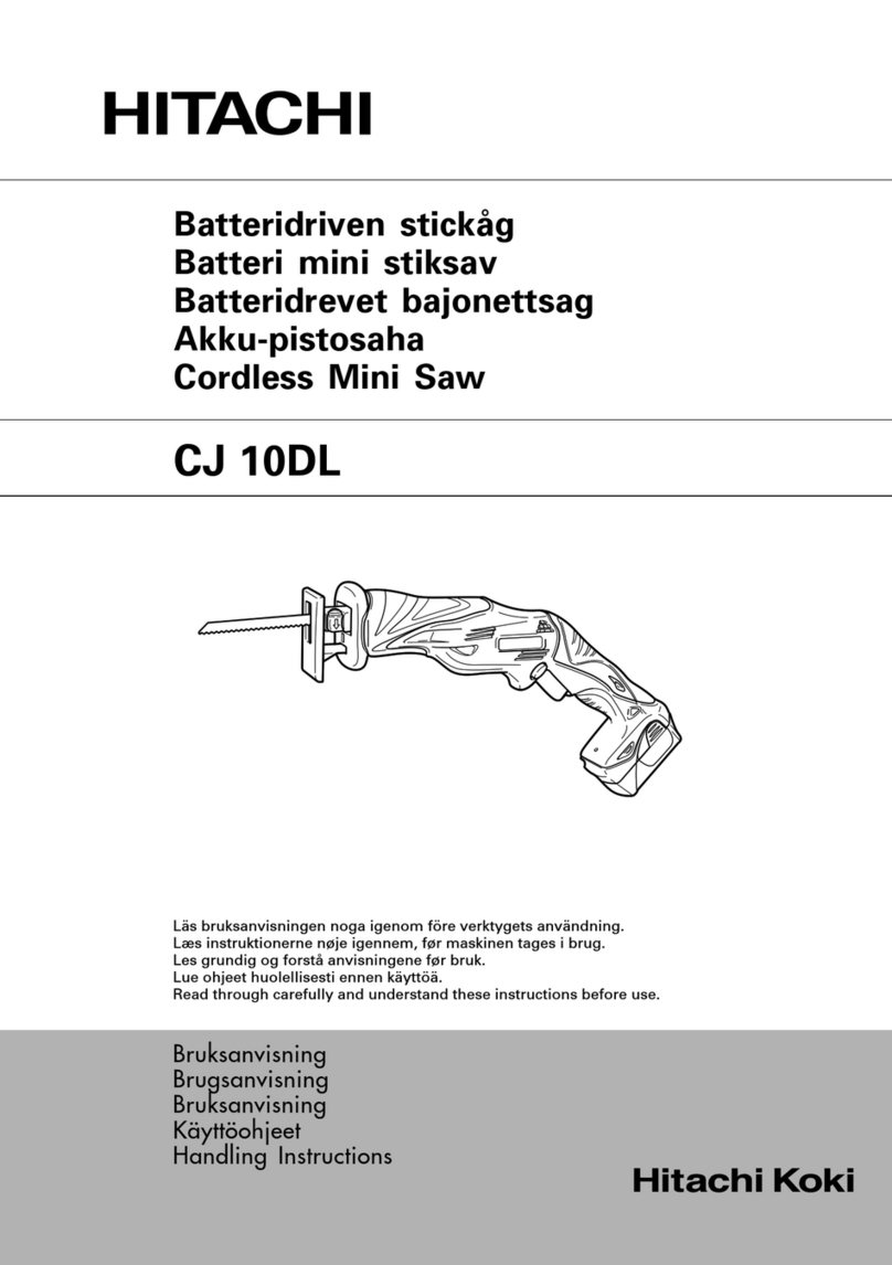 Hitachi CJ 10DL User manual