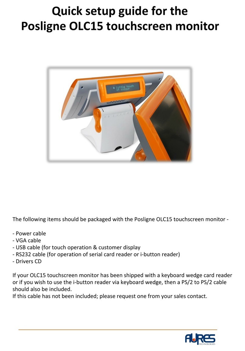 AURES Posligne OLC15 User manual