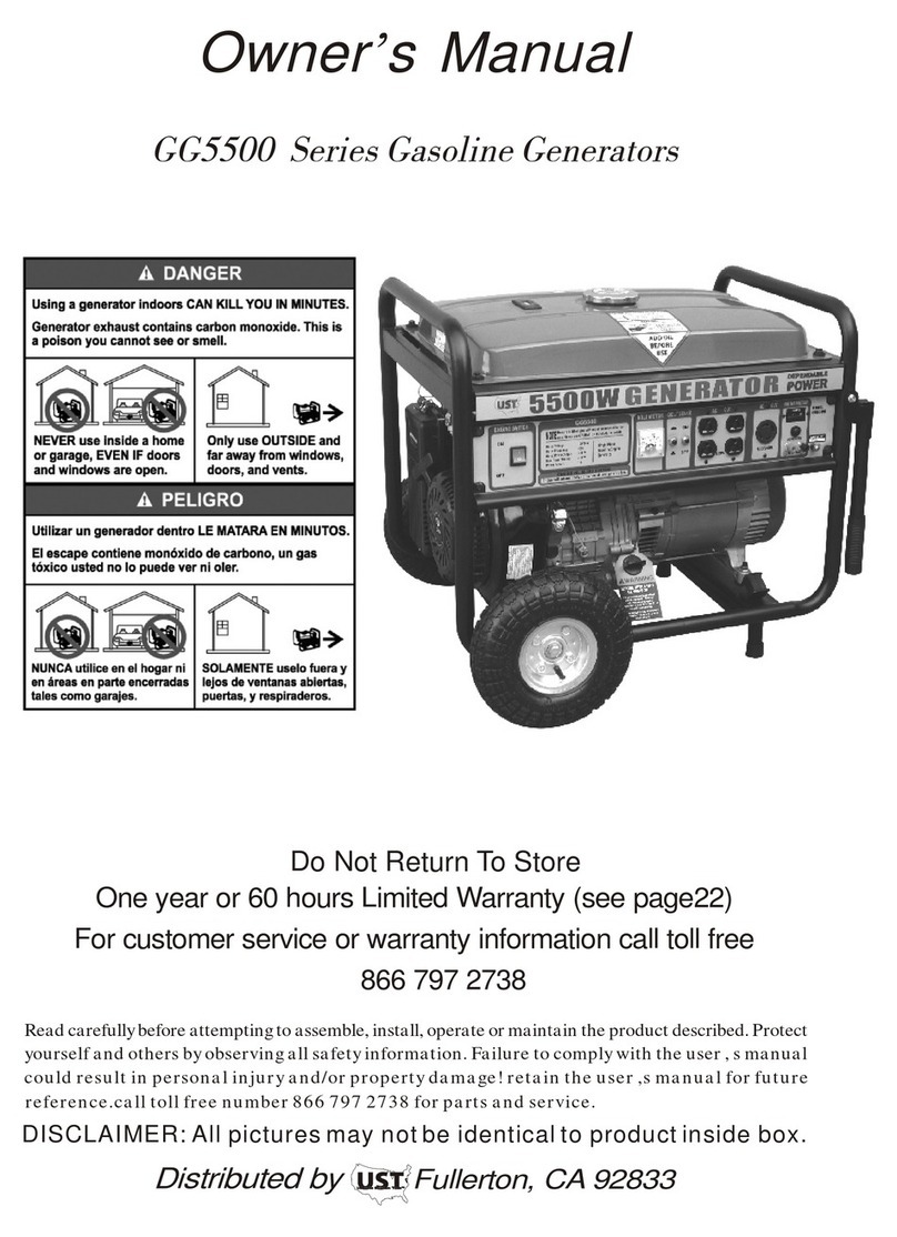 UST GG5500 Series owner's manual